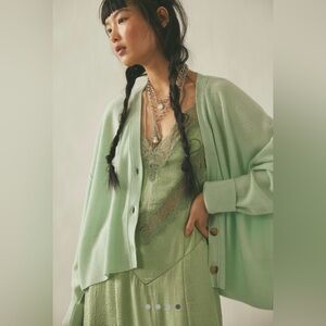 NWT FREE PEOPLE ECLAIR CASHMERE CARDI